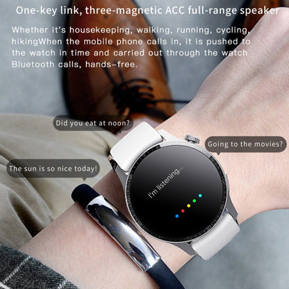 F207 Smart Watch 1.35-Inch Narrow Edge Screen Supports Bluetooth Calls / 24H Health Monitoring / 150+ Sports Modes, Color: Black Silicone - Smart Watches by PMC Jewellery | Online Shopping South Africa | PMC Jewellery | Buy Now Pay Later Mobicred