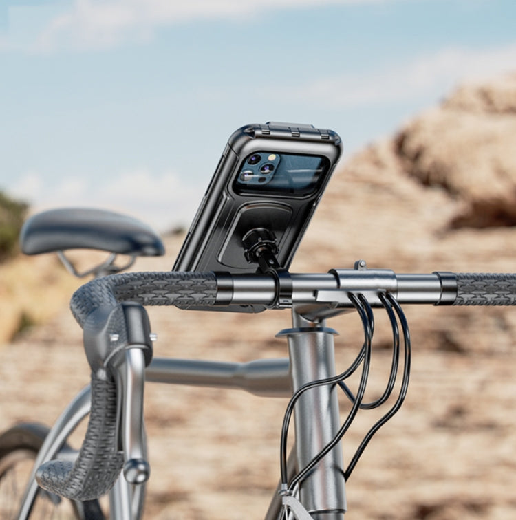 Motorcycle Waterproof Box Outdoor Cycling Mobile Phone Holder(M18L-B1) - Holder by PMC Jewellery | Online Shopping South Africa | PMC Jewellery | Buy Now Pay Later Mobicred