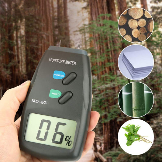 MD-2G 2 Pin LCD Screen Digital Display Wood Moisture and Humidity Detector - PH & Moisture Meter by PMC Jewellery | Online Shopping South Africa | PMC Jewellery | Buy Now Pay Later Mobicred