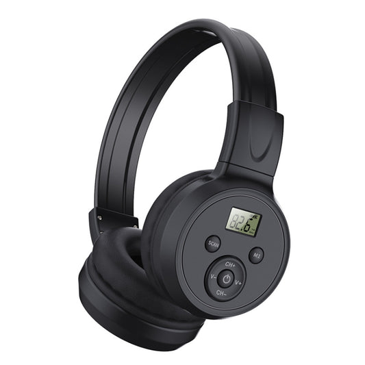 F4 Digital Display Automatic Scanning Foldable FM Radio Headphone, Spec: Charging Version - Radio Player by PMC Jewellery | Online Shopping South Africa | PMC Jewellery | Buy Now Pay Later Mobicred