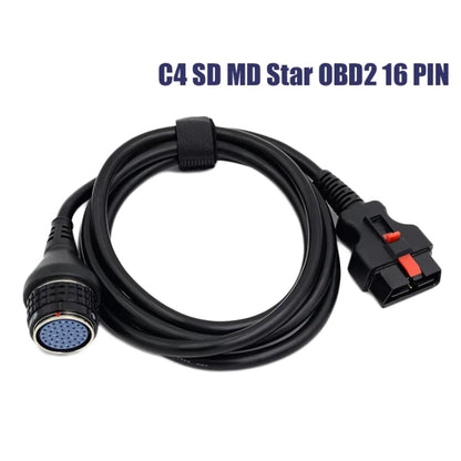 For Mercedes-Benz Auto Diagnostic Parts SD MB Star C4 C5 16PIN OBD2 Cable - Cables & Connectors by PMC Jewellery | Online Shopping South Africa | PMC Jewellery | Buy Now Pay Later Mobicred