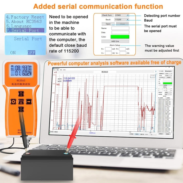 High-Precision Battery Voltage Internal Resistance Tester, Specifications: Host - Battery & Resistance Tester by PMC Jewellery | Online Shopping South Africa | PMC Jewellery | Buy Now Pay Later Mobicred