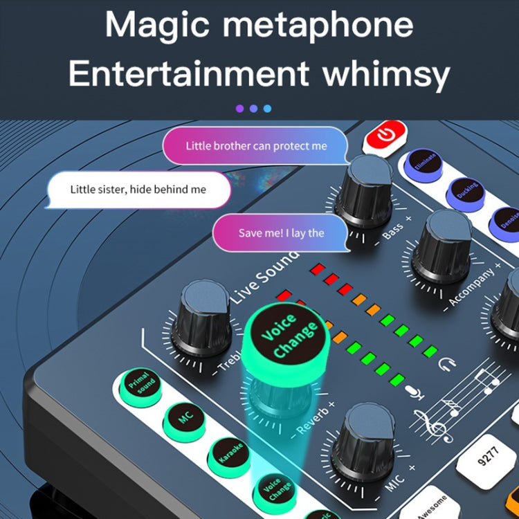 M8 Recording And Singing Live Bluetooth Sound Card Set, Color: White - Live Sound Effects Processors by PMC Jewellery | Online Shopping South Africa | PMC Jewellery | Buy Now Pay Later Mobicred