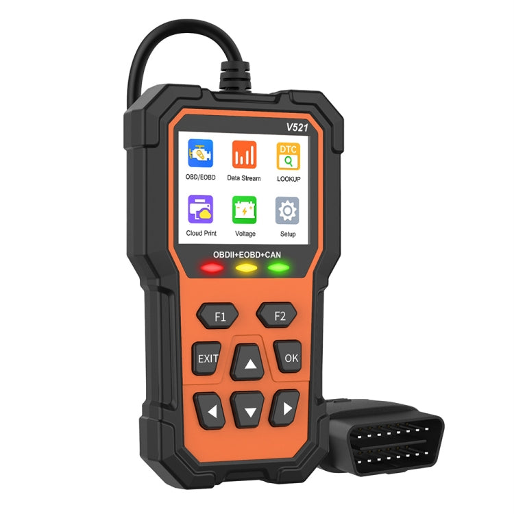 Multifunctional OBD Vehicle Fault Diagnostic Instrument Performance Test(Orange) - Code Readers & Scan Tools by PMC Jewellery | Online Shopping South Africa | PMC Jewellery | Buy Now Pay Later Mobicred