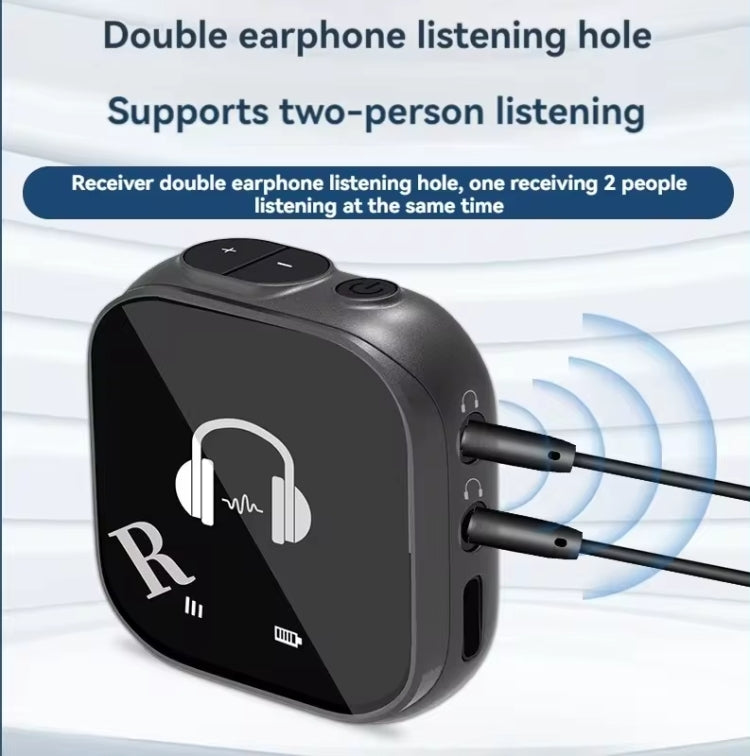 5.8G  Wireless In-ear Monitor System Support Dual-Earphone Monitoring One To Two - Microphone by PMC Jewellery | Online Shopping South Africa | PMC Jewellery | Buy Now Pay Later Mobicred