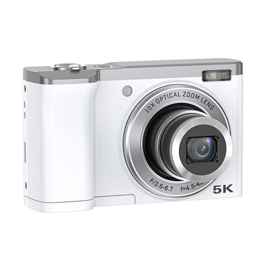 DC305X 5K/30FPS 2.8-Inch HD Shooting 5X Optical Zoom Anti-Shake Digital Camera, Color: White EU Plug - Children Cameras by PMC Jewellery | Online Shopping South Africa | PMC Jewellery | Buy Now Pay Later Mobicred