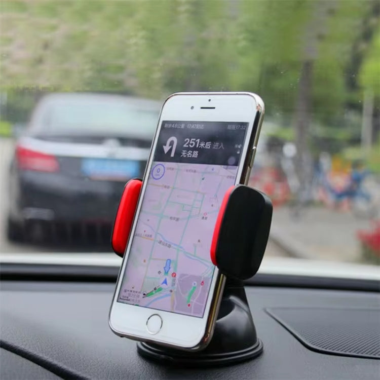 Navigation Car Holder Dashboard Desktop Suction Cup Mobile Phone Holder(Black Red) - Car Holders by PMC Jewellery | Online Shopping South Africa | PMC Jewellery | Buy Now Pay Later Mobicred