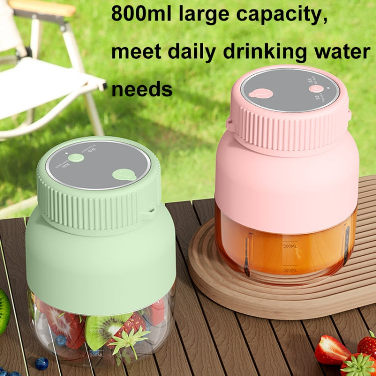 800ml Multifunctional Wireless Portable Juicer Large-capacity Outdoor Juicer(Pink) - free shipping - PMC TechLife - Order now!