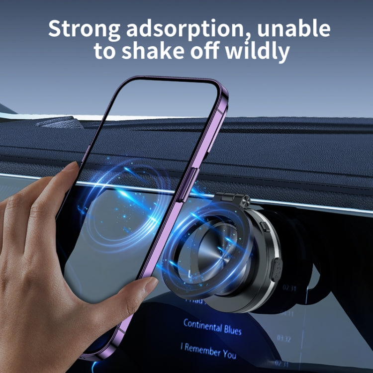 AIMITE C1 Vacuum Adsorption Foldable Magnetic Support Bracket Car Cell Phone Holder(Black) - Universal Car Holders by AIMITE | Online Shopping South Africa | PMC Jewellery | Buy Now Pay Later Mobicred