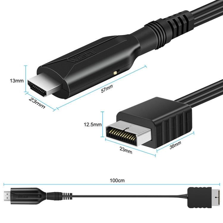 For Sony PS1 / PS2 To HDMI Converter Adapter Cable 1m 720P/1080P Output - Adapter & Cables by PMC Jewellery | Online Shopping South Africa | PMC Jewellery | Buy Now Pay Later Mobicred