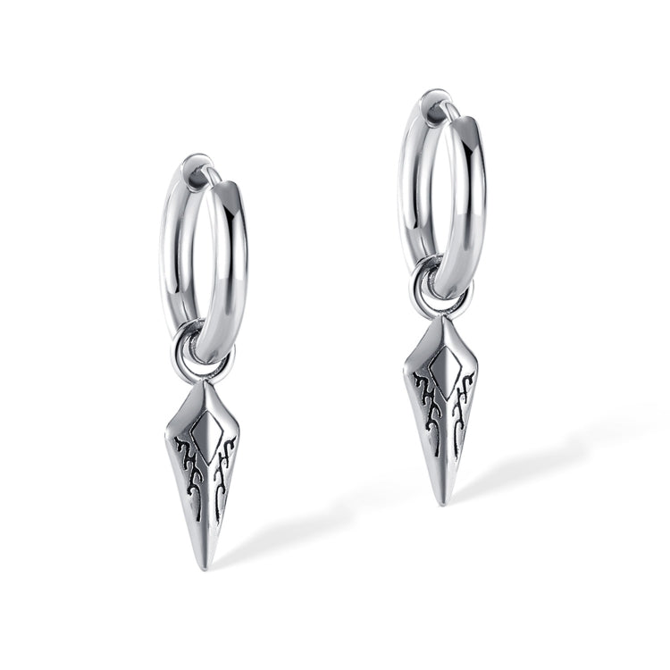 OPK GE933 1pair Personalized Vintage Stainless Steel Earrings - Stud Earrings & Earrings by OPK | Online Shopping South Africa | PMC Jewellery | Buy Now Pay Later Mobicred