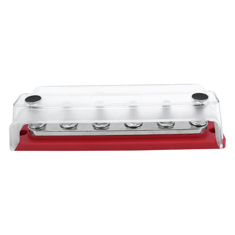 M8 Stud RV Yacht 6-way Nylon Flame Retardant Base DC Busbar - Fuse by PMC Jewellery | Online Shopping South Africa | PMC Jewellery | Buy Now Pay Later Mobicred