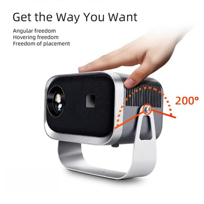 Same Screen Version For Mobile Phone Portable Mini Projector Smart Home Theater(AU Plug) - Mini Projector by PMC Jewellery | Online Shopping South Africa | PMC Jewellery | Buy Now Pay Later Mobicred