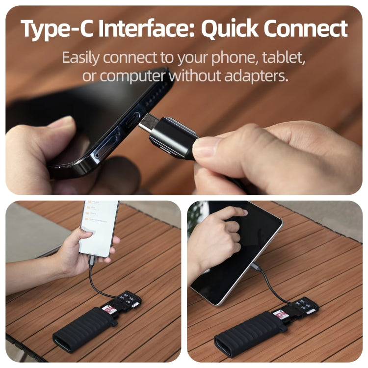 TELESIN  USB-C / Type-C 2-in-1 SD / TF Card Reader Storage Box for Smartphones PC Camera - free shipping - PMC Jewellery - Order now!