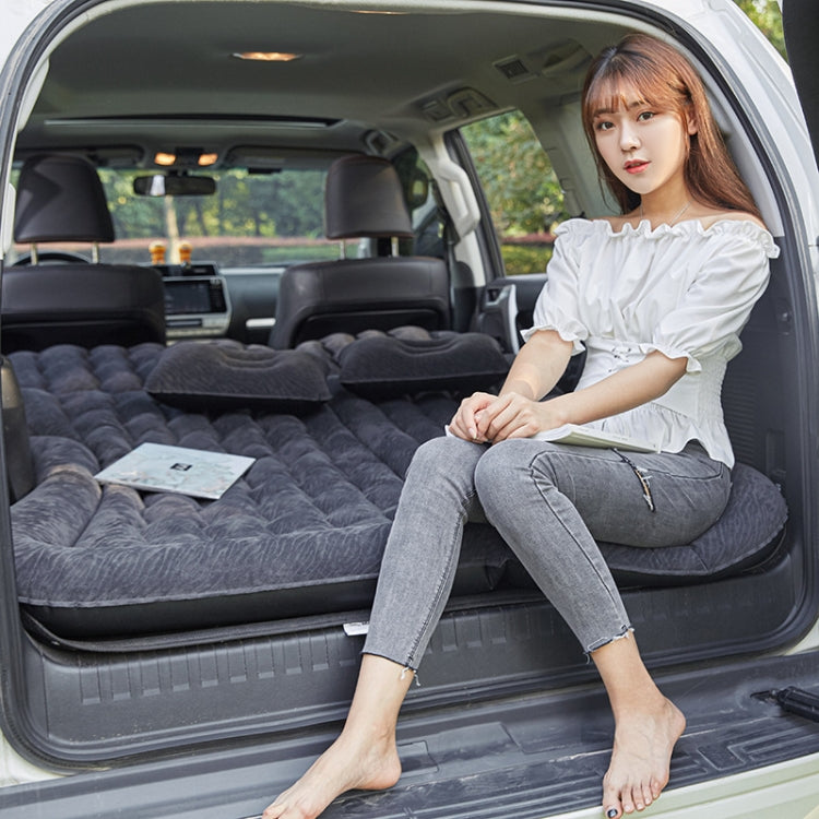 Inflatable Mattress For Car Travel SUV Rear Seat/Trunk, Color: Black Dual-purpose Long Pier - Seat Accessories by PMC Jewellery | Online Shopping South Africa | PMC Jewellery | Buy Now Pay Later Mobicred