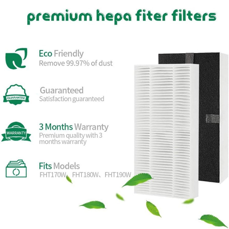 For Febreze FRF102B / HRF201B / HHT290 Air Purifier 2pcs /Pack HEPA Filter - Air Purifiers & Accessories by PMc TechLife | Online Shopping South Africa | PMc TechLife | Buy Now Pay Later Mobicred