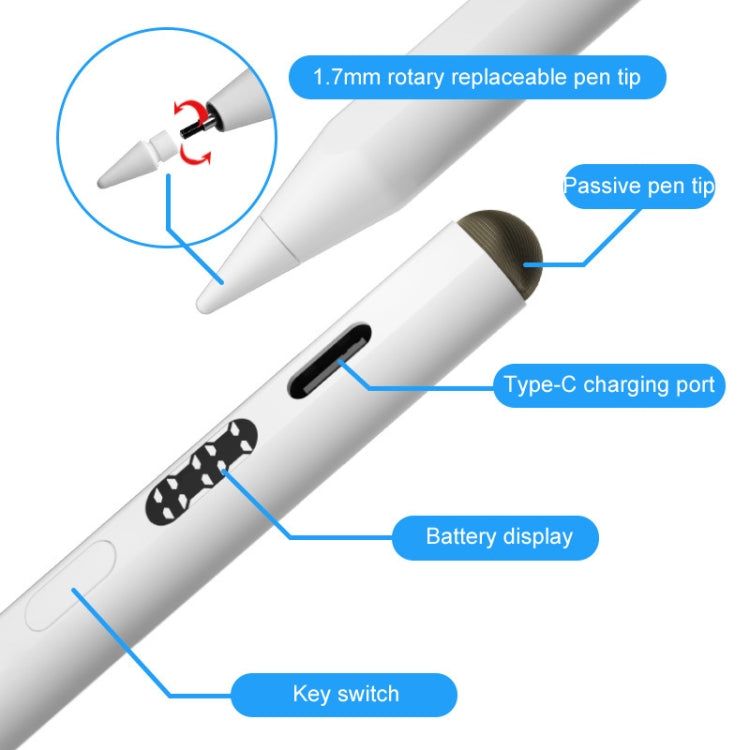 C15 Active Digital Display Capacitive Pen For iPad 2018 Or Later - Stylus Pen by PMC Jewellery | Online Shopping South Africa | PMC Jewellery | Buy Now Pay Later Mobicred