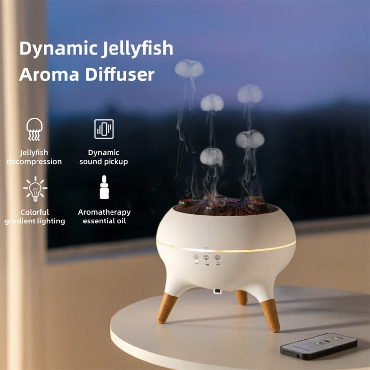 Dynamic Multi-Spray Aromatherapy Diffuser With Colorful Lights Remote Control Humidifier US Plug(V80 Spit Circle Upgrade Model) - free shipping - PMC TechLife - Order now!