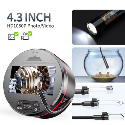 8mm Pipeline Camera Engine Cylinder Endoscope With Screen, Length: 5m Hard Wire -  by PMC Jewellery | Online Shopping South Africa | PMC Jewellery | Buy Now Pay Later Mobicred