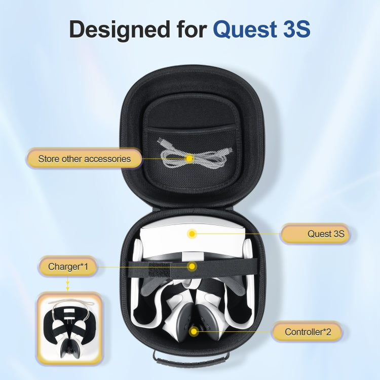 For Meta Quest 3S STARTRC GAMES Oxford Cloth Handheld Storage Bag(Transparent) - free shipping - PMC Jewellery - Order now!