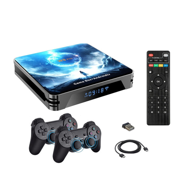 W8PRO 64G Dual System HD Wireless Joystick Retro Gaming Console With 36000+ Games EU Plug - Pocket Console by PMC Jewellery | Online Shopping South Africa | PMC Jewellery | Buy Now Pay Later Mobicred