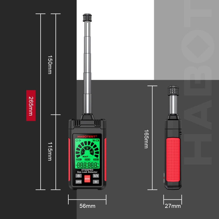 HABOTEST Combustible Gas Methane Leak Detector - Gas Monitor by HABOTEST | Online Shopping South Africa | PMC Jewellery | Buy Now Pay Later Mobicred