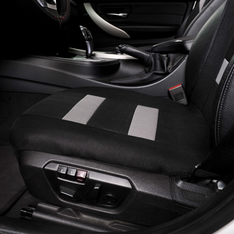 Car Vest Style Double Front Seat Interior Seat Cover(Gray) - free shipping - PMC Jewellery - Order now!