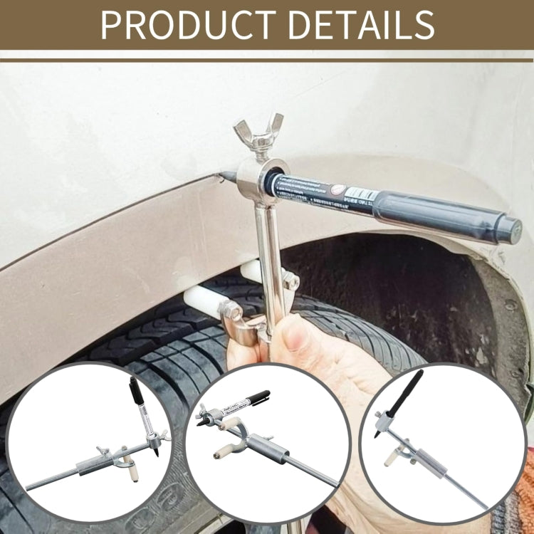 Automotive Sheet Metal Dent Repair Tool Paint Parallel Marking Tool(With Pen) - Hand Tool Sets by PMC TechLife | Online Shopping South Africa | PMC TechLife | Buy Now Pay Later Mobicred
