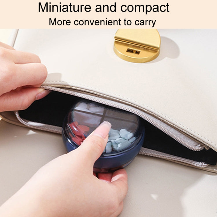 Mini Portable Double Compartment Sealed Medicine Organizer(Black) - free shipping - PMC TechLife - Order now!