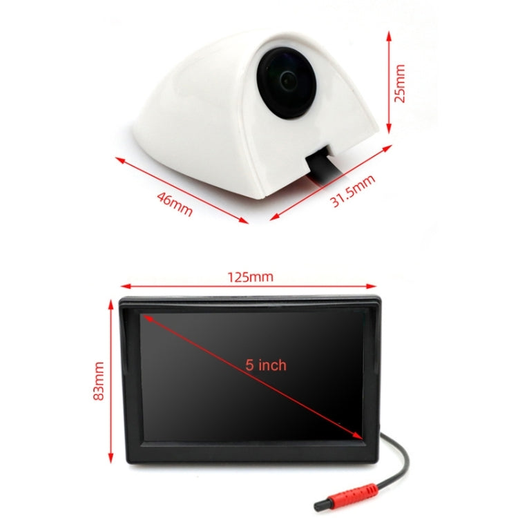 5 Inch AHD Video Monitor Car Reversing High-Definition Camera, Specification: No Video Recording + 720P Blind Spot - Rear View Cameras by PMC Jewellery | Online Shopping South Africa | PMC Jewellery | Buy Now Pay Later Mobicred