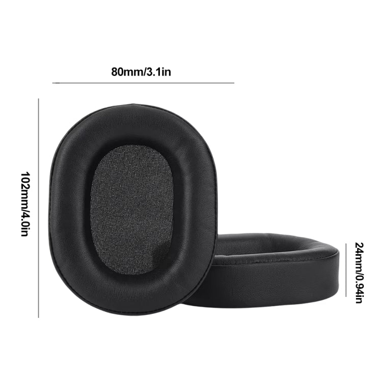 1pair Headphone Leather Sponge Cover For CORSAIR HS55 / HS55 PRO / HS65(Gray) - Earmuff & Pad by PMC Jewellery | Online Shopping South Africa | PMC Jewellery | Buy Now Pay Later Mobicred