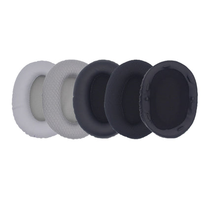 1pair For Razer Opus X Headphone Replacement Sponge Cover Ear Pad Accessories(Gray Leather) - Earmuff & Pad by PMC Jewellery | Online Shopping South Africa | PMC Jewellery | Buy Now Pay Later Mobicred