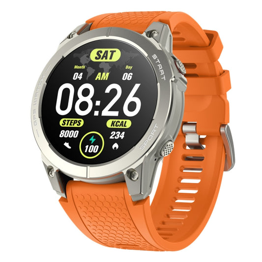 Outdoor Sports Smart Watch 1.43 Inch Ultra HD AMOLED Screen Bluetooth Talking Watch(Orange) - Smart Watches by PMC Jewellery | Online Shopping South Africa | PMC Jewellery | Buy Now Pay Later Mobicred