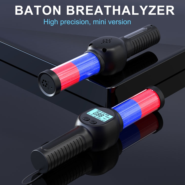 Portable Personal Alcohol Tester High-precision Breathalyzer with Alarm Light English Version - free shipping - PMC Jewellery - Order now!