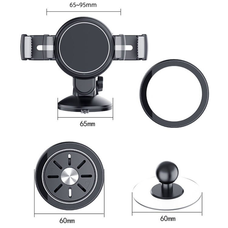 Central Control Instrument Panel Car Navigation Universal Phone Holder, Model: X24-7A Magnetic Seamless Sticker - Universal Car Holders by PMC Jewellery | Online Shopping South Africa | PMC Jewellery | Buy Now Pay Later Mobicred