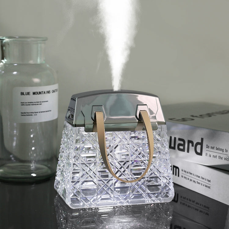 Desktop Small Crystal Bag Humidifier Aroma Ambient Lighting, Color: White Plug-in - Air Purifiers & Accessories by PMc TechLife | Online Shopping South Africa | PMc TechLife | Buy Now Pay Later Mobicred