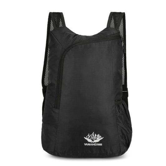 Vanaheimr Outdoor Cycling Sports Folding Backpack Lightweight Skin Bag Portable Hiking Bag(Black) - Backpacks by Vanaheimr | Online Shopping South Africa | PMC Jewellery | Buy Now Pay Later Mobicred