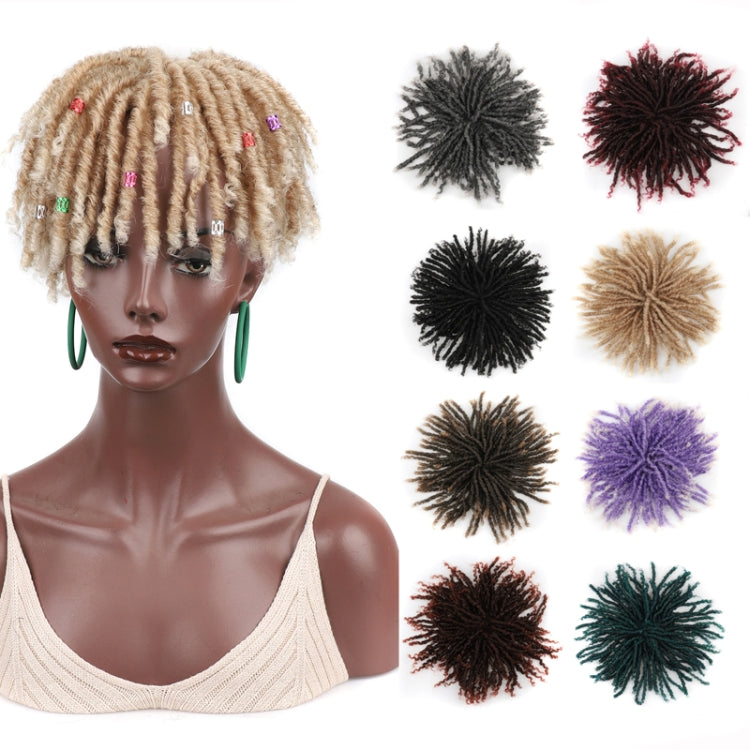 Personalized Hollow Curl Hip Hop Short Hair Dirty Braid Wig Blocks, Model: 1BTBUG - free shipping - PMC TechLife - Order now!