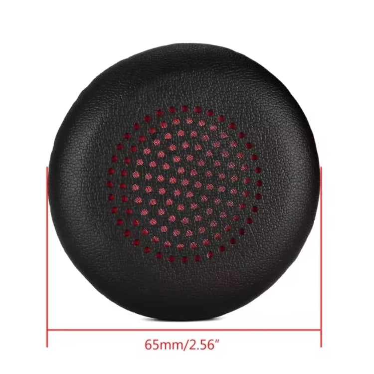 1pair For Plantronics UC B825 Headphone Leather Sponge Cover Earmuffs, Color: Red Mesh Sponge - Earmuff & Pad by PMC Jewellery | Online Shopping South Africa | PMC Jewellery | Buy Now Pay Later Mobicred