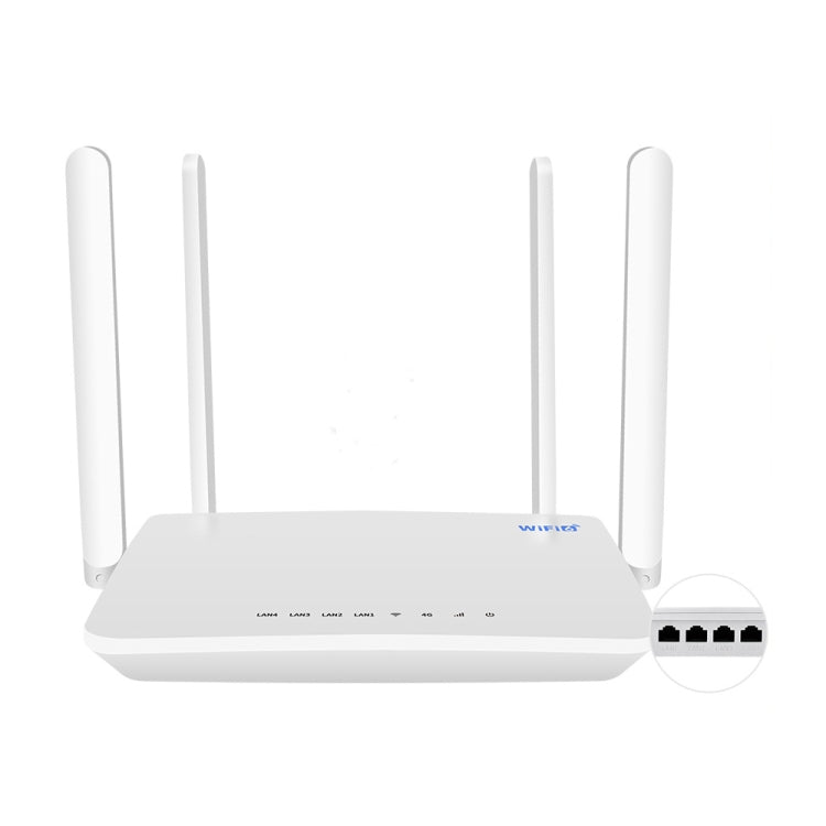 4G CPE Wireless Plug-In Router WiFi 6 Network Hotspot, EU Plug(White) - Wireless Routers by PMC TechLife | Online Shopping South Africa | PMC TechLife | Buy Now Pay Later Mobicred