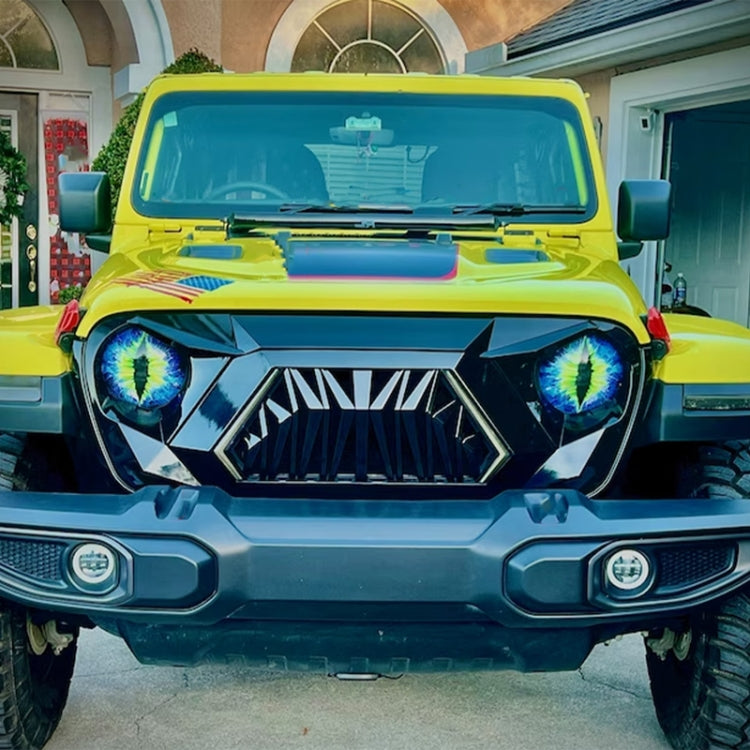 1pair Beast Eyes Headlight Decorative Stickers Off-Road Vehicle Front Lights Stereo Decals, Style: 25 - Lamp Decoration by PMC TechLife | Online Shopping South Africa | PMC TechLife | Buy Now Pay Later Mobicred
