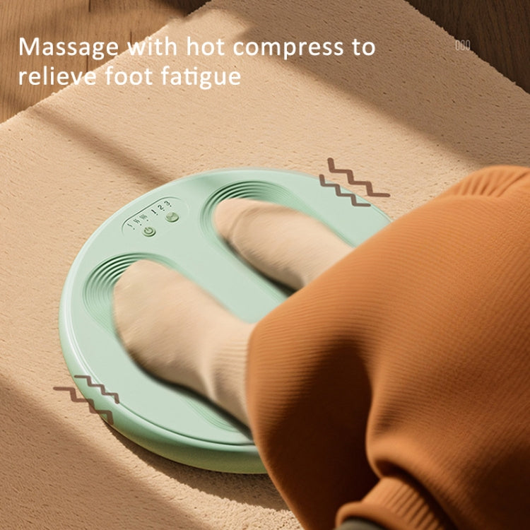 5V USB Plug Foot Massager Warmer 3 Levels Temperature & Vibration Adjustable(Milk Green) - free shipping - PMC TechLife - Order now!