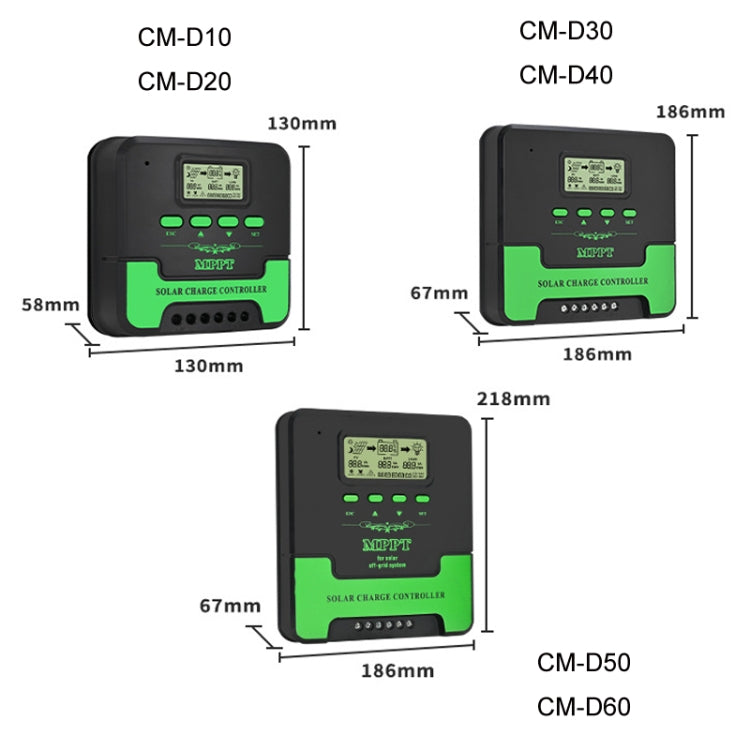 12V-24V 40A WIFI Remote MPPT Home Energy Storage Control System Solar Controller, Model: CM-D40 - Others by PMC TechLife | Online Shopping South Africa | PMC TechLife | Buy Now Pay Later Mobicred