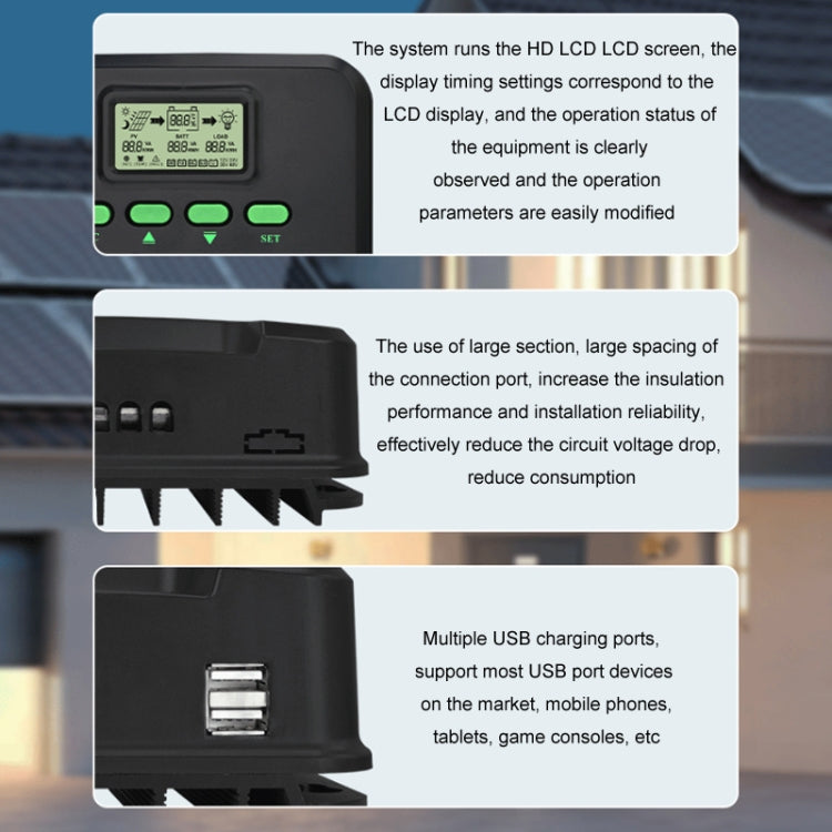 12V-24V 20A WIFI Remote MPPT Home Energy Storage Control System Solar Controller, Model: CM-D20 - Others by PMC TechLife | Online Shopping South Africa | PMC TechLife | Buy Now Pay Later Mobicred