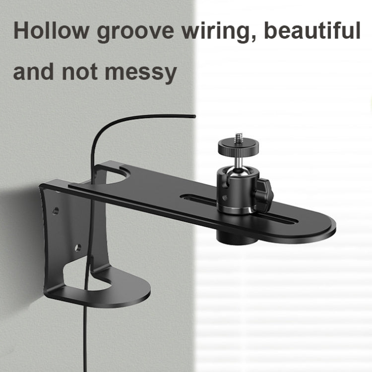 Metal Telescopic Adjustable PTZ Projector Wall Mount Bracket(Black) - Other by PMC TechLife | Online Shopping South Africa | PMC TechLife | Buy Now Pay Later Mobicred