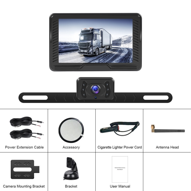 4.3-inch Car Reversing Camera & Monitor Set Rear View Dash Cam Standard - Rear View Cameras by PMC Jewellery | Online Shopping South Africa | PMC Jewellery | Buy Now Pay Later Mobicred