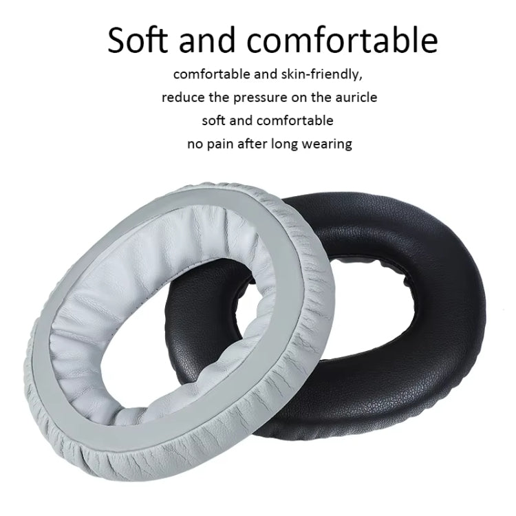 For Xiaomi Headset Easy Edition 2pcs Sponge Cover Earphone Leather Case(Gray) - free shipping - PMC Jewellery - Order now!