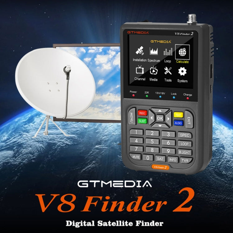 GTMedia Full HD Digital Satellite Finder With 3.5 Inch LCD Screen - free shipping - PMC TechLife - Order now!