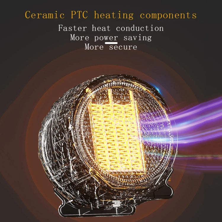 1800W Desktop High-power Two-speed Heater Household Fast Heating Heater, Spec: US Plug(Black) - Electric Heaters by PMC TechLife | Online Shopping South Africa | PMC TechLife | Buy Now Pay Later Mobicred
