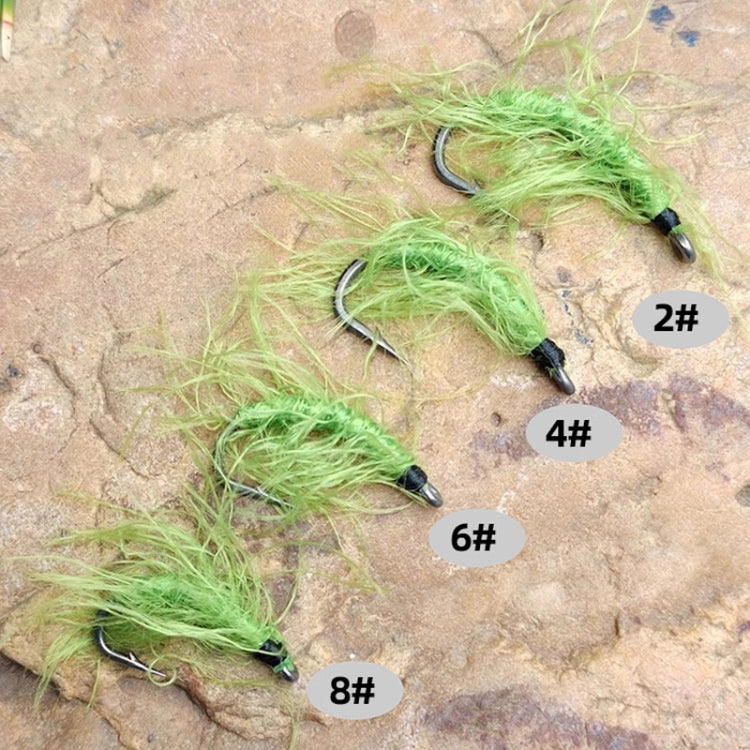 3pcs /Set Cordset Imitation Aquatic Grass Fishing Hooks Grass Hooks(6#) - Fishing Hooks by PMC TechLife | Online Shopping South Africa | PMC TechLife | Buy Now Pay Later Mobicred
